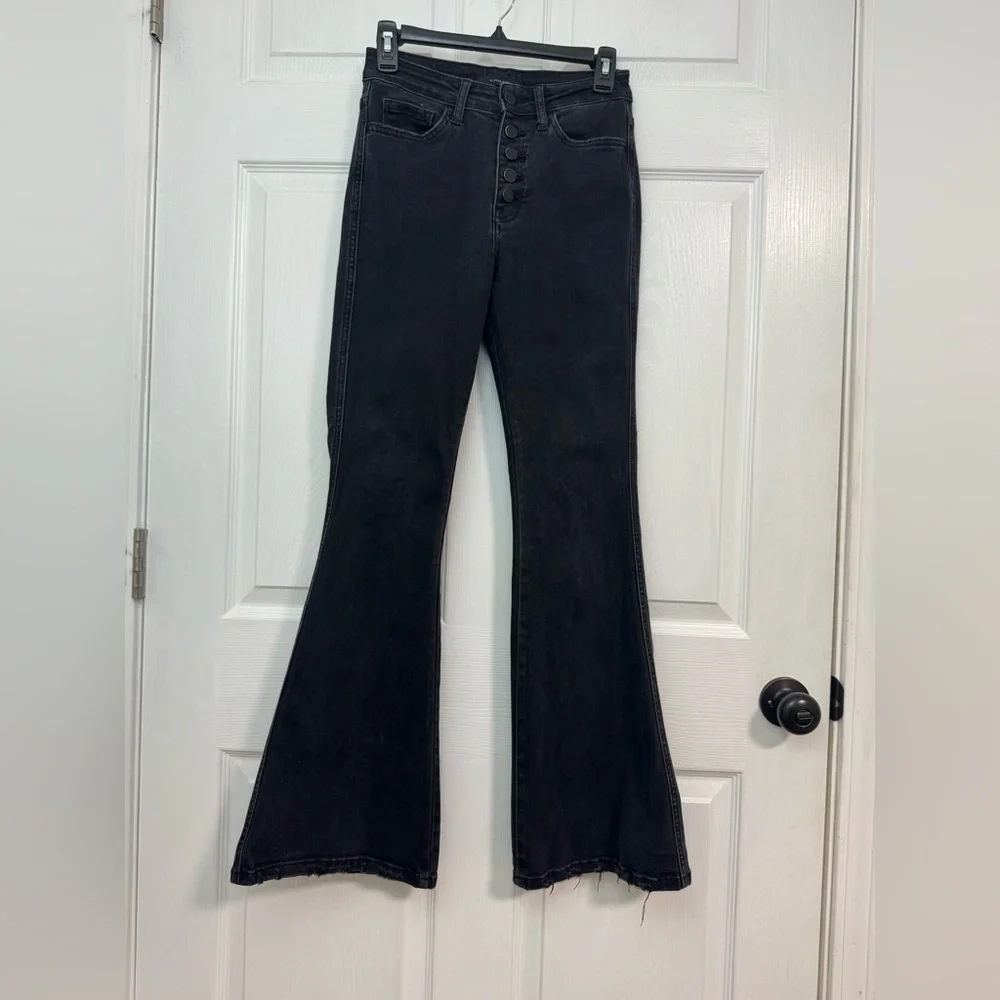 Flying Monkey Black Flare Jeans - Picture 1 of 4